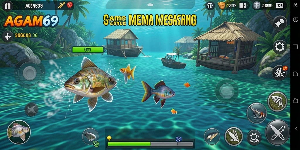 Tangkapan ikan yang menakjubkan dalam gameplay AGAM69.