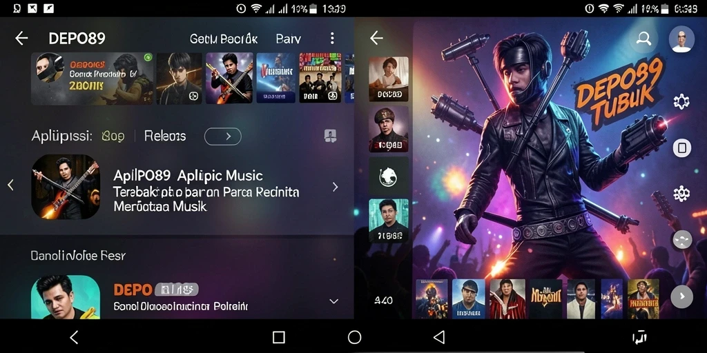 Gameplay DEPO89 yang menarik dengan banyak lagu.