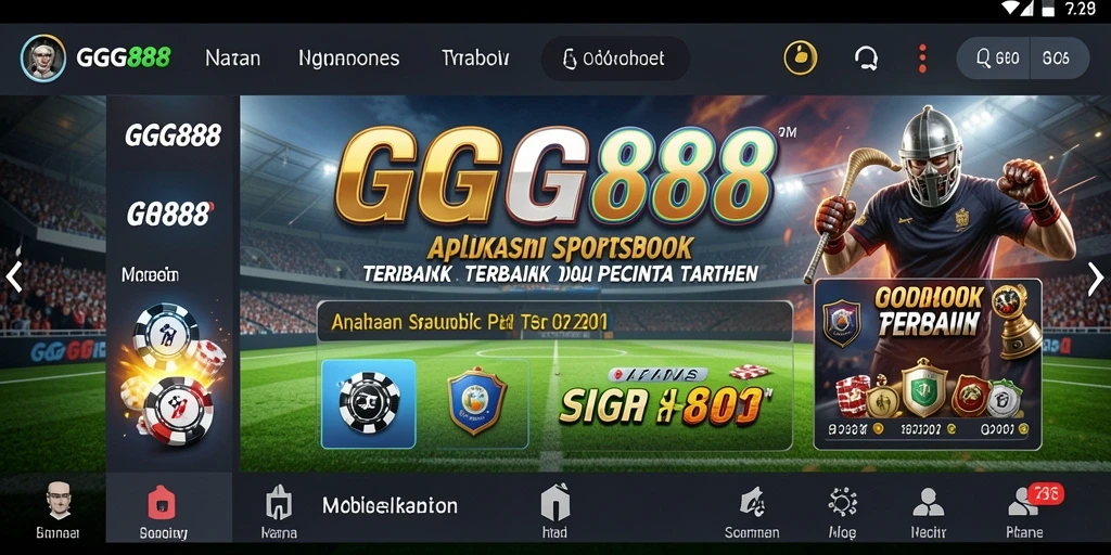 Tangkapan layar GGG888 menampilkan tampilan taruhan olahraga yang menarik dan interaktif.