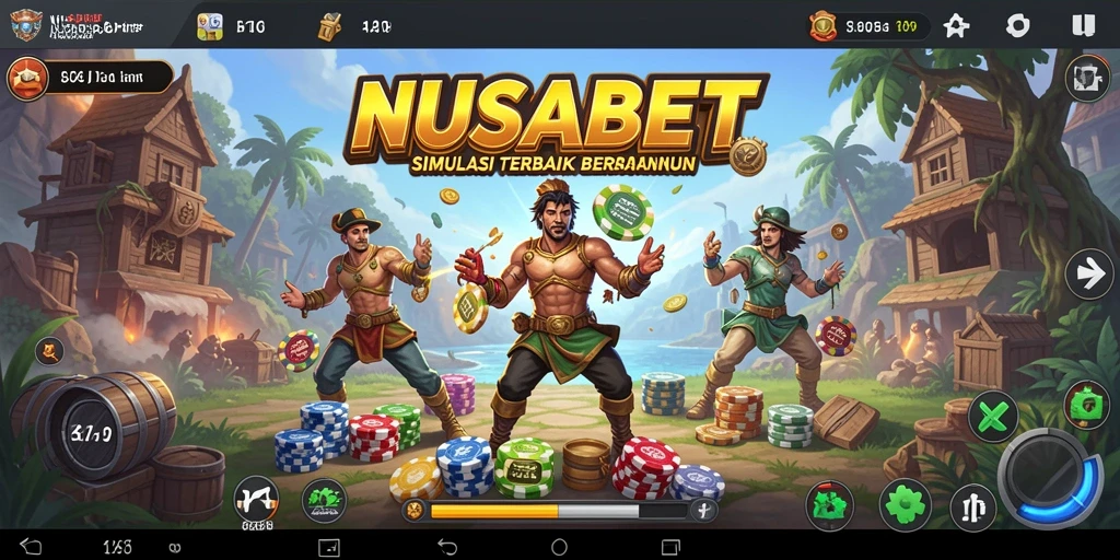 Screenshot NUSABET menampilkan gameplay Simulation yang menarik.