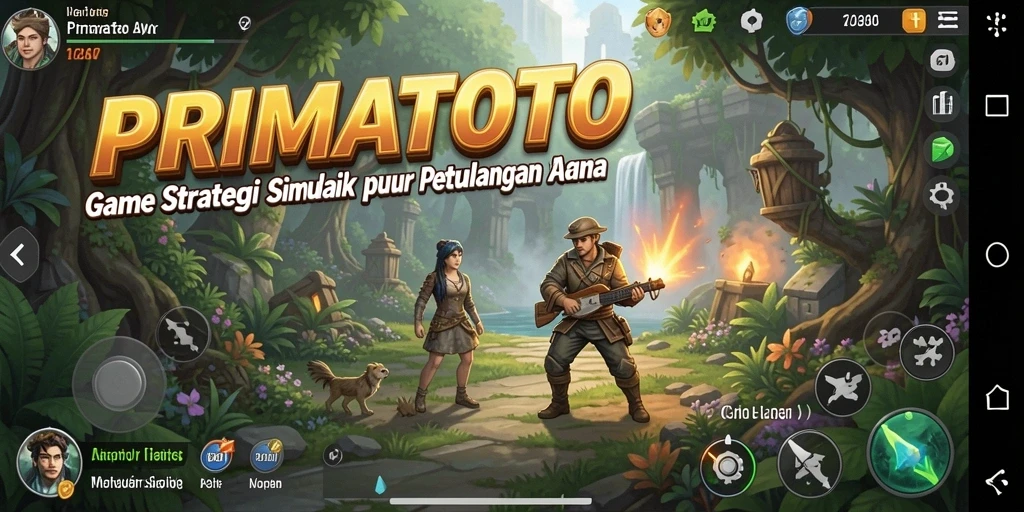 Tampilan gameplay PRIMATOTO yang mendebarkan dengan berbagai karakter dan strategi.