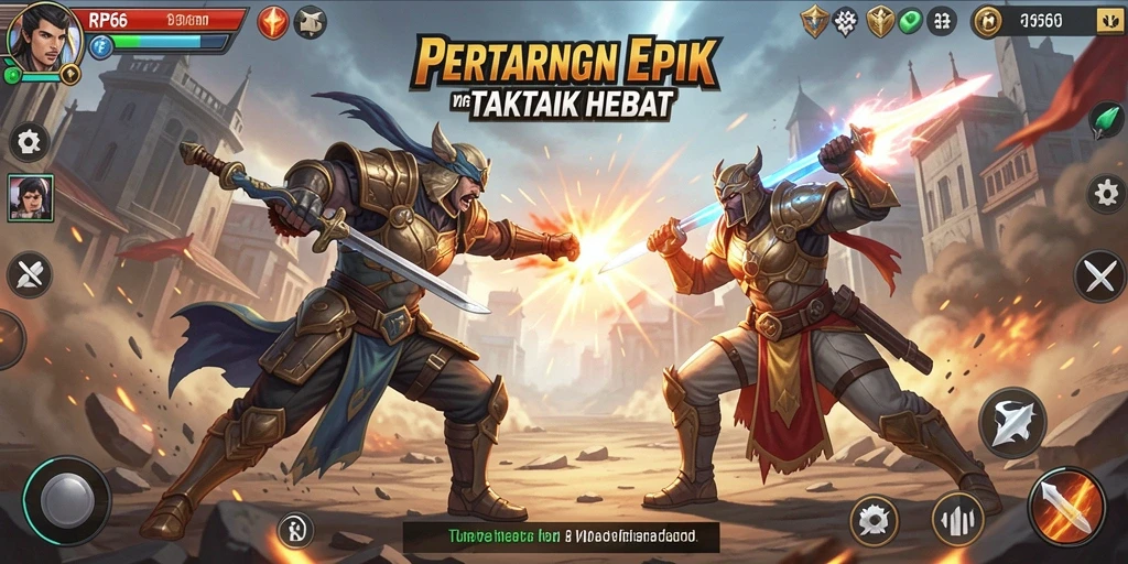 Gameplay seru RP66 dengan karakter Fighting yang beragam.