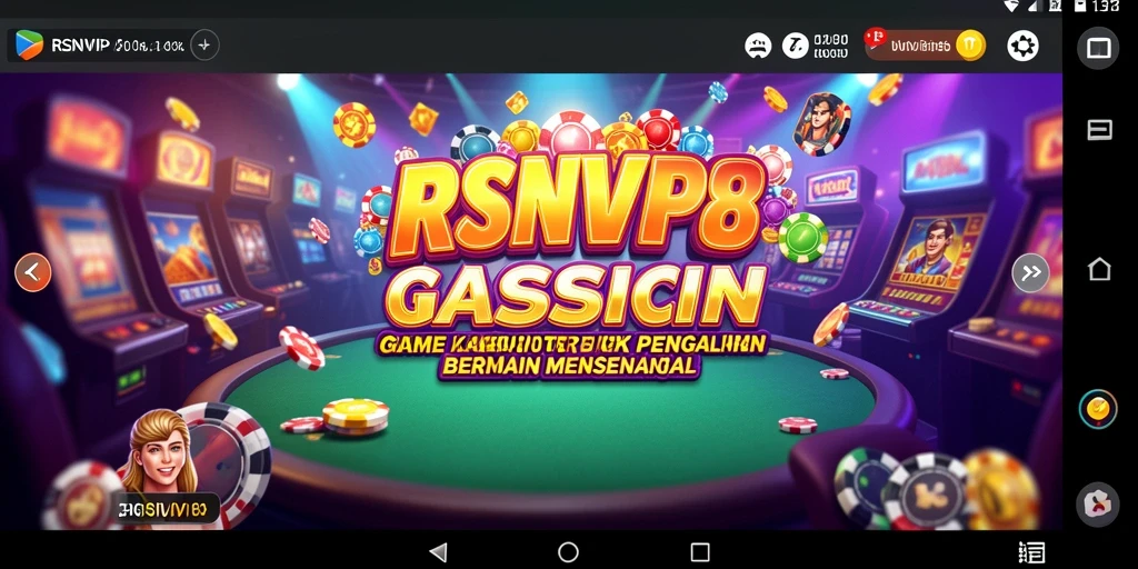 Tampilan gameplay RSNVIP8 yang menggembirakan dan menarik.
