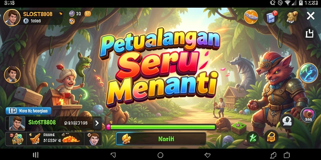 Gameplay petualangan seru dan grafis menawan di SLOST8808.