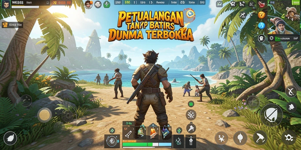 Tangkapan layar utama dari gameplay Open World yang menarik.